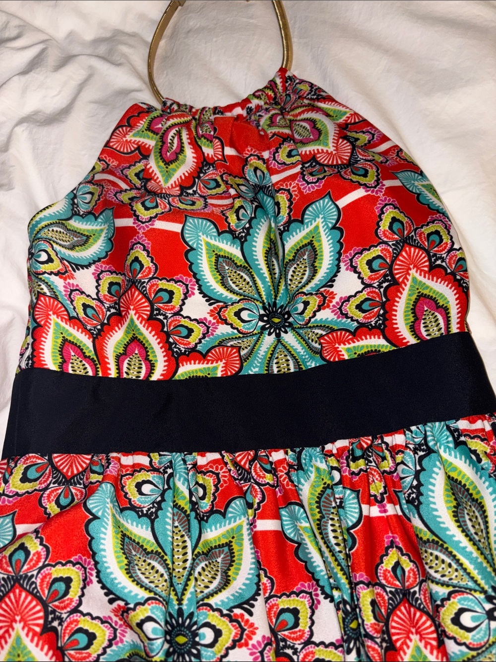 Eliza J maxi floral dress EUC size 2 - Picture 10 of 13